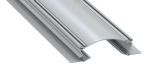 Lumines profile type Veda anodized silver, 3 m